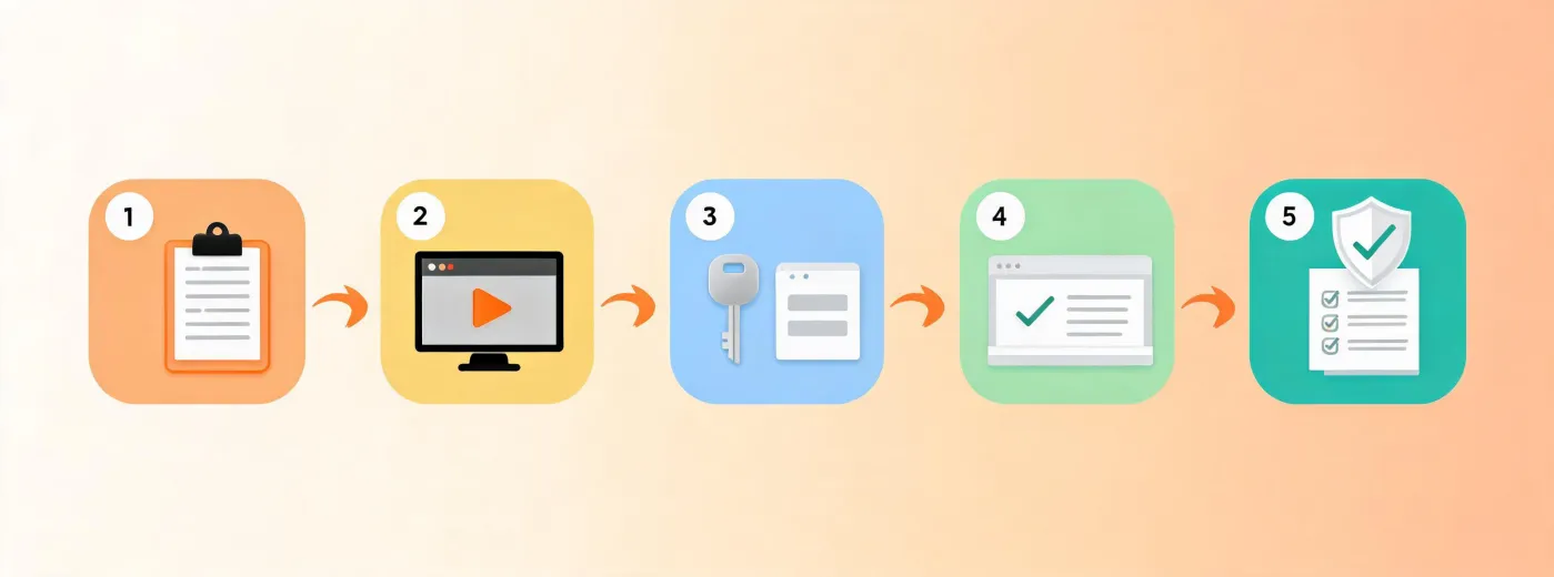 Install support journey map